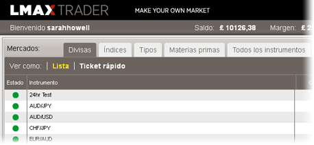 LMAX Trader - Spanish version
